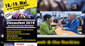 Ankündigung Donaufest in Ottensheim