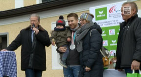 Empfang von Paralympic-Sieger Patrick Mayrhofer in Helfenberg