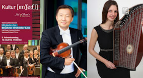 Ankündigung Weihnachtskonzert mit den Mitgliedern des Bruckner Orchesters Linz: Lui Chan´s 1. Klassik