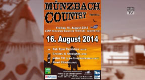 Ankündigung Countryfestival in Münzbach