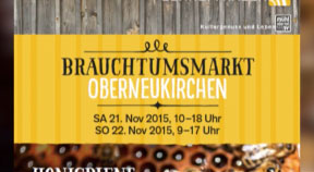 Ankündigungen Brauchtumsmarkt in Oberneukirchen