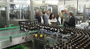 Eröffnung Flaschenabfüllanlage Brauerei Freistadt