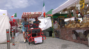 Italienischer Markt in Freistadt – Präsentation neue Single „Hausmasterstrand“