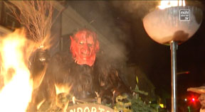 Perchtenlauf in Münzbach
