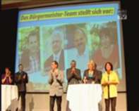 Präsentation des Bürgermeister-Teams in Freistadt