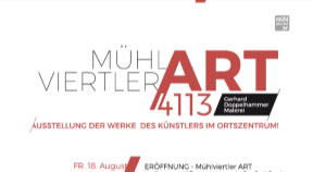 Ankündigung Mühlviertler Art in St. Martin 18.8.-23.9.2017