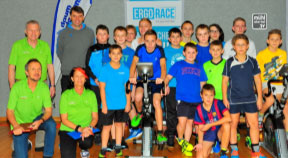 128 Schüler der Neuen Sportmittelschule Bad Kreuzen nahmen am Ergo-School-Race teil