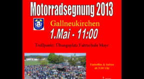 Ankündigung: Motorradsegnung in Gallneukirchen