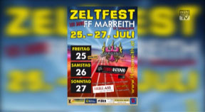 Ankündigung Zeltfest FF Marreith