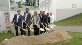 Gleichenfeier Kinder-Reha u. Spatenstich Zubau LKH Rohrbach