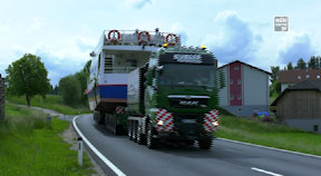 Schiffstransport „Smetana“ durchs Mühlviertel