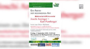 Ankündigung Mühlviertel trifft Innviertel: Joschi Anzinger und Karl Pumberger