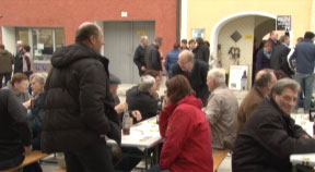 Teileröffnung des Marktplatzes in St. Oswald