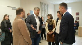 SPÖ-Bundesvorsitzende Rendi-Wagner zu Gast im Gesundheitszentrum Haslach