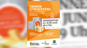 Ankündigung Langer Einkaufstag, Seidl & Schmankerlroaß in Rohrbach-Berg 2018