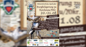 Ankündigung Ritterfest in Reichenau 20.-21.8.2016