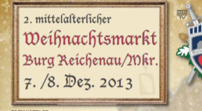 Ankündigung Mittelalterlicher Advent auf der Burg Reichenau