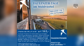Faulenzer-Tage im Falkensteiner Hotel