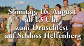 Ankündigung Druschfest in Helfenberg