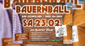 Ankündigung Bauernball Bad Leonfelden 2019