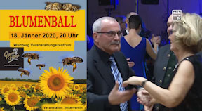 Ankündigung Blumenball in Wartberg ob der Aist