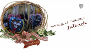 Ankündigung Markttag in Julbach