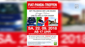 Ankündigung Fiat-Panda Treffen