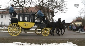 Segnung der Sterngartl-Postkutsche