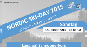 Ankündigung Nordic-Ski-Day am 4.1.2015 in Liebenau