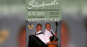 Ankündigung Die Stehaufmandln im Gasthof Pammer in Mardetschlag