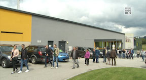 Eröffnung gläserner Schlachthof Sonnberg Biofleisch