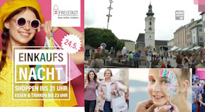 Ankündigung Lange Einkaufsnacht in Freistadt
