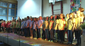 Eröffnung der Volksschule Vorderweißenbach