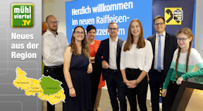 Erste berufliche Gehversuche - Vier Ferialpraktikantinnen schnupperten Bankluft