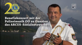 Ankündigung LIONS Konzert Polizeimusik im Centro Rohrbach