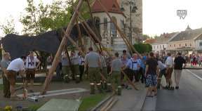 Maibaumaufstellen in Perg 2012