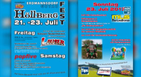 Ankündigung Höllbergfest in Gutau