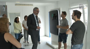 Bezirkstag LR Strugl in Freistadt – Besuch Firma Kreisel Electric GmbH