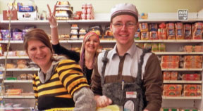 Wo die Prinzessin an der Wursttheke steht
