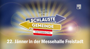 Ankündigung „Wir suchen die schlauste Gemeinde Österreichs“