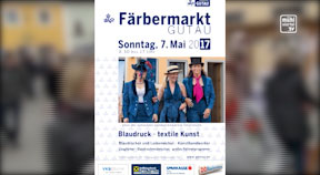 Ankündigung Färbermarkt in Gutau