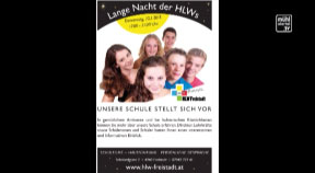 Ankündigung „Lange Nacht der HLWs“ in Freistadt