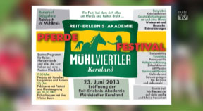 Ankündigung Pferdefestival Mühlviertler Kernland