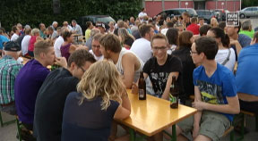 Fanzone in Julbach – Race Around Austria