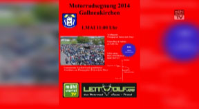 Ankündigung Motorradsegnung in Gallneukirchen am 1. Mai