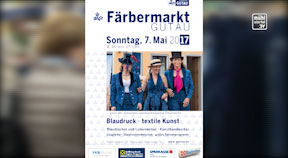 Ankündigung Färbermarkt in Gutau