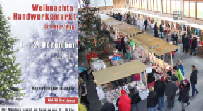 Ankündigung Weihnachtsmarkt in St. Peter am Wimberg