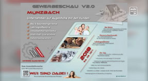 Ankündigung Gewerbeschau Münzbach