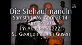 Ankündigung Die Stehaufmandln in St. Georgen an der Gusen