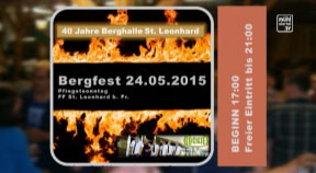 Ankündigung Bergfest in St. Leonhard bei Freistadt